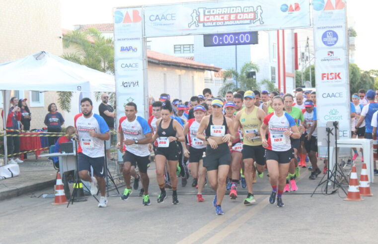 CAACE e OAB Vale do Jaguaribe realizam a primeira corrida de rua em comemoração ao mês da advocacia