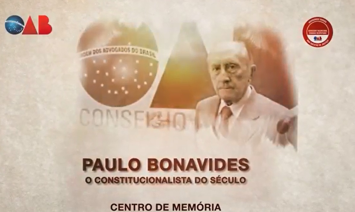 Documentário destaca vida e obra do jurista Paulo Bonavides