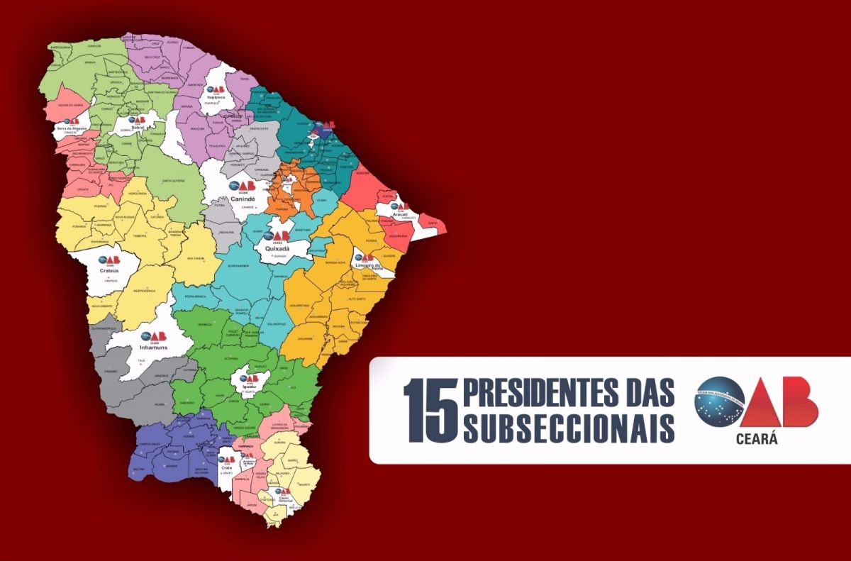oabce.org.br apresenta os presidentes eleitos das 15 subseccionais