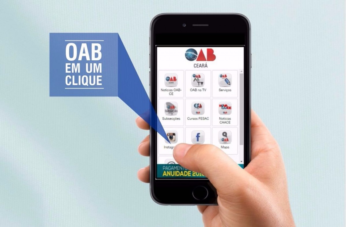 Aplicativo da OAB-CE promove integração entre instituição e advogados