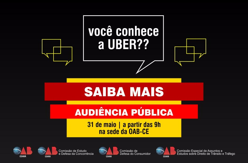 OAB discute legalização do Uber no Ceará
