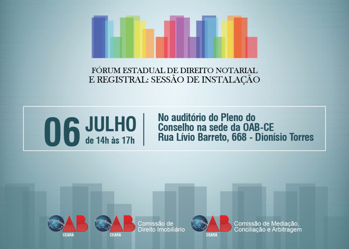 OAB Ceará discute atividade cartorária com instituições